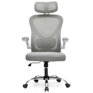 SULSHA grey white mesh office chair high back UAE – ergonomic desk chair Abu Dhabi
