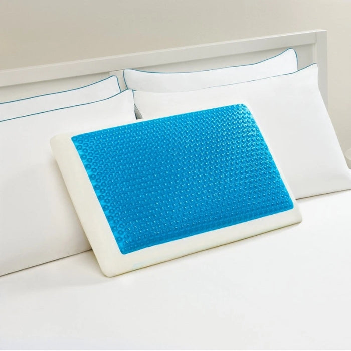 SULSHA Gel Memory Foam Pillow – Cooling, Soft & Breathable Bed Pillow, Standard Size for Comfortable Sleep Support