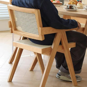 SULSHA rattan chair back view — free delivery Abu Dhabi