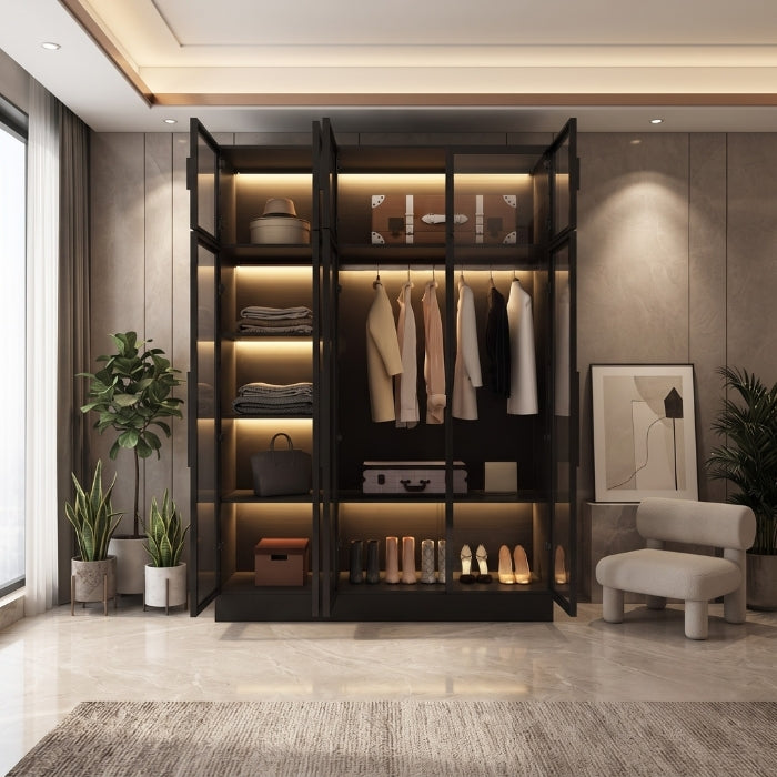 Opal Luxury 6-Door Wardrobe