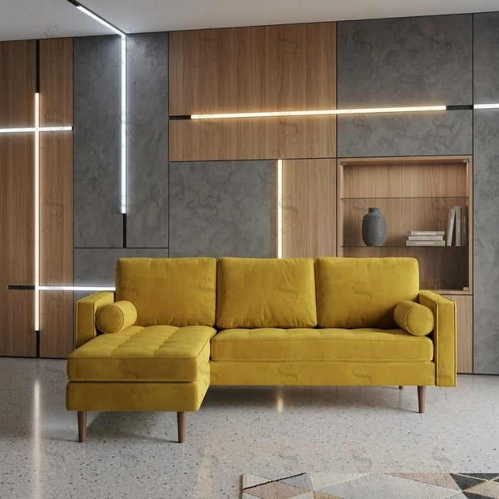 SULSHA Geo 84 inch reversible sofa chaise UAE – L-shape corner sofa Abu Dhabi