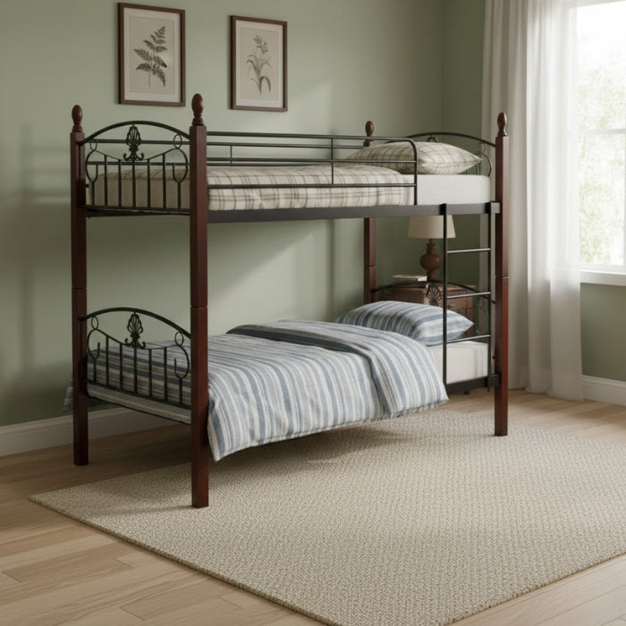 Sulsha High-Quality Double Decker Bed with Metal Frame