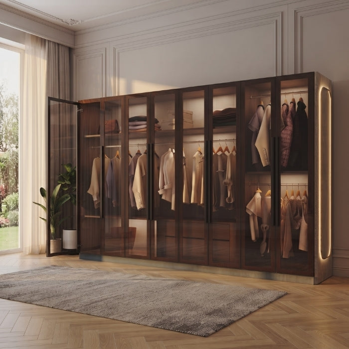 Signature Elite Glass Wardrobe