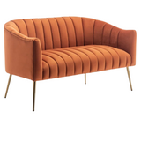 SULSHA 2 Seater Velvet Loveseat Sofa Couch – Modern Comfortable Sofa for Living Room | Buy Online UAE – Abu Dhabi