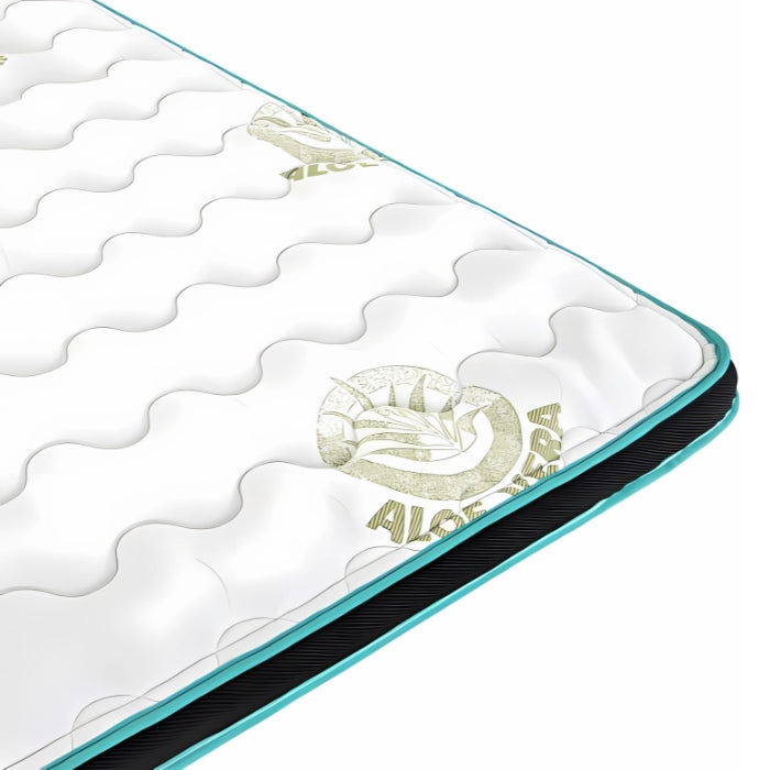 SULSHA Aloe Vera Memory Foam Mattress Topper – Single Size 190x90 cm | Anti-Allergic, Premium Quality, Super Soft Orthopedic Bed Topper for Comfort & Back Support