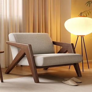 SULSHA mid-century leisure armchair solid wood UAE – lounge chair Abu Dhabi