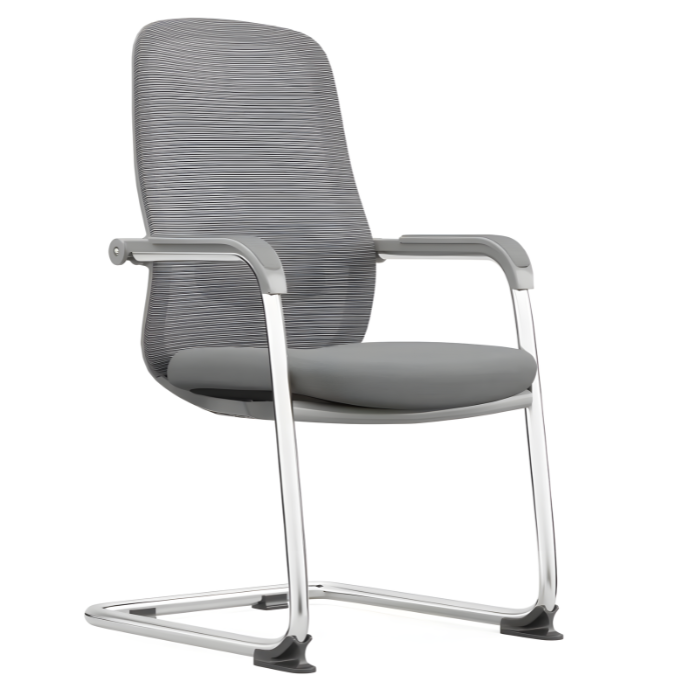 SULSHA Modern Office Visitor Chair – Ergonomic Mesh Back with Padded Seat, Heavy-Duty Chrome Frame, Comfortable Conference & Reception Chair for Office, Meeting Room, and Waiting Area