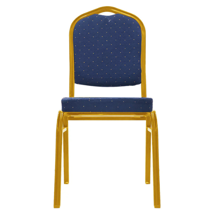 SULSHA Premium Gold Frame Banquet Chair – Luxury Comfortable Molded Cushion Chair for Dining Room, Office, Home, Party & Wedding Events