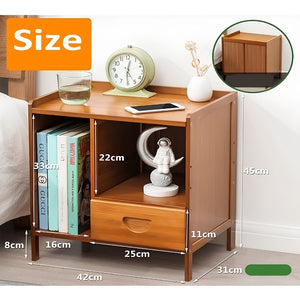 SULSHA bedside cabinet with drawer front view – buy nightstand online UAE