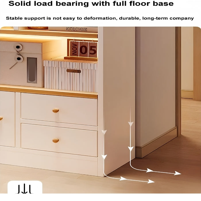SULSHA freestanding wooden bookshelf living room – book rack Abu Dhabi