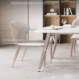 SULSHA sintered stone dining table chair detail – dining room furniture UAE