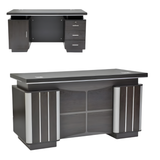 SULSHA contemporary executive desk detail – office furniture free delivery UAE