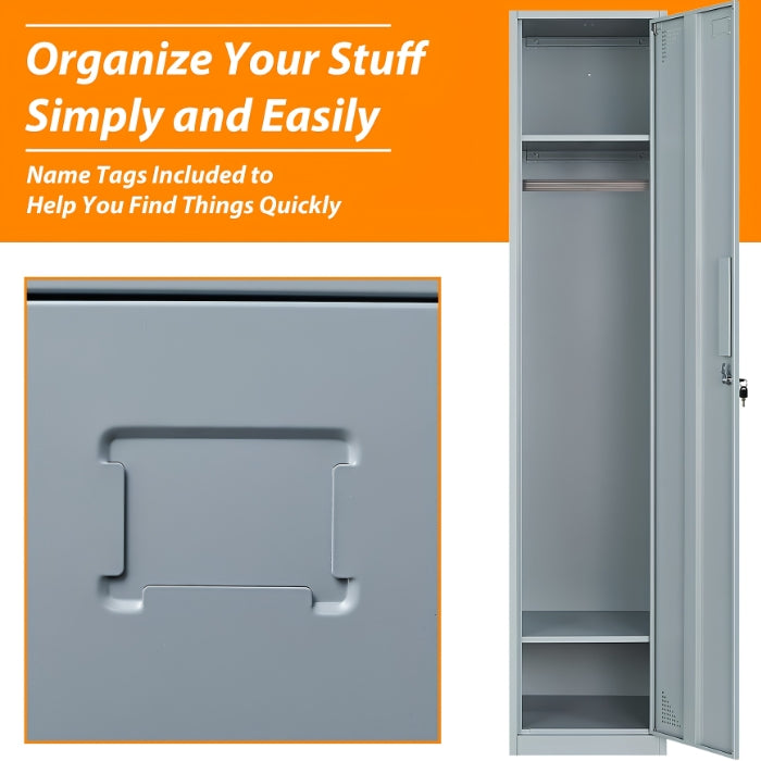 SULSHA metal storage locker for staff accommodation and changing rooms