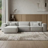 SULSHA Greylan Corner L-Shape Sofa | 3 Seater Velvet Sectional Sofa for Living Room | Buy Online UAE – Abu Dhabi
