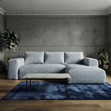 Chenille Fabric Stylish Lambi L-Shape 3-Seater Corner Sofa – Modern Comfort for Your Living Room