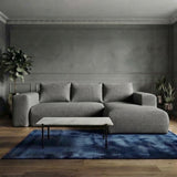 Chenille Fabric Stylish Lambi L-Shape 3-Seater Corner Sofa – Modern Comfort for Your Living Room