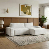 RAFE L-Shape Velvet Sofa, 3-Seater, 2-Piece Set – Modern Luxury Corner Sofa for Living Room
