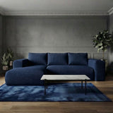 Chenille Fabric Stylish Lambi L-Shape 3-Seater Corner Sofa – Modern Comfort for Your Living Room
