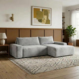 RAFE L-Shape Velvet Sofa, 3-Seater, 2-Piece Set – Modern Luxury Corner Sofa for Living Room