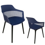 SULSHA plastic armchair side view – modern dining chair Dubai UAE