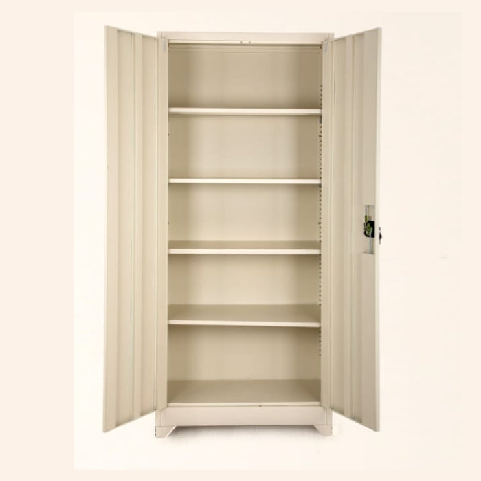 Steel Wardrobe with Clothes-Hanging Space Shelving,Cabinet