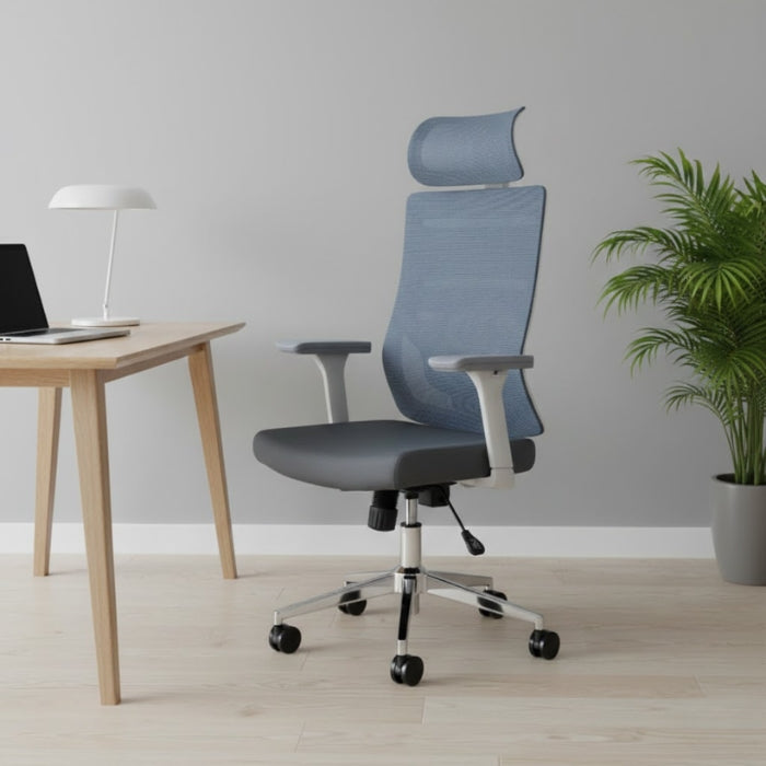 Ergonomic Computer Chair | High Back Office Chair with Lumbar Support, Adjustable Height