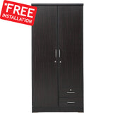 SULSHA wardrobe with shelves close up – buy wardrobe online UAE
