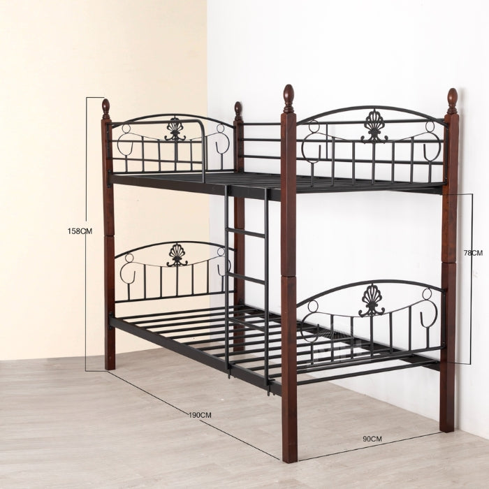 Sulsha High-Quality Double Decker Bed with Metal Frame