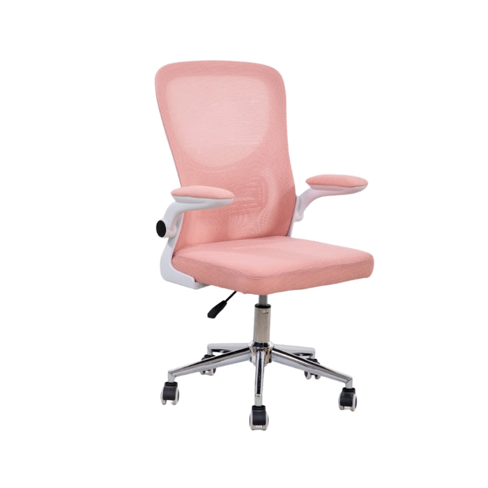 SULSHA Ergonomic Office Chair/Study Chair/Computer Chair (Without Headrest, Pink)