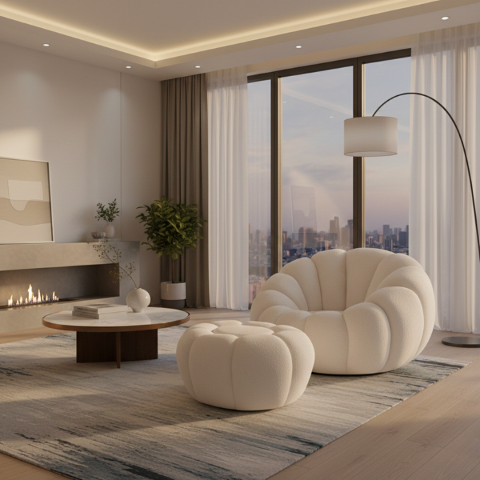 SULSHA special-shaped lazy sofa single sofa living room