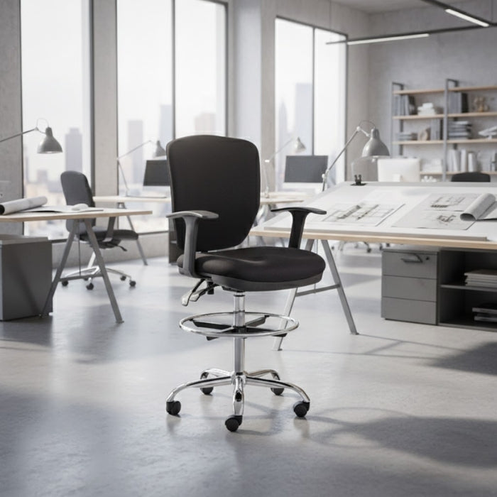 SULSHA OFFICE CHAIR Back Ergonomic Stool with Arms